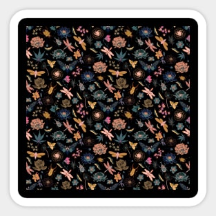 Japanese floral pattern Sticker